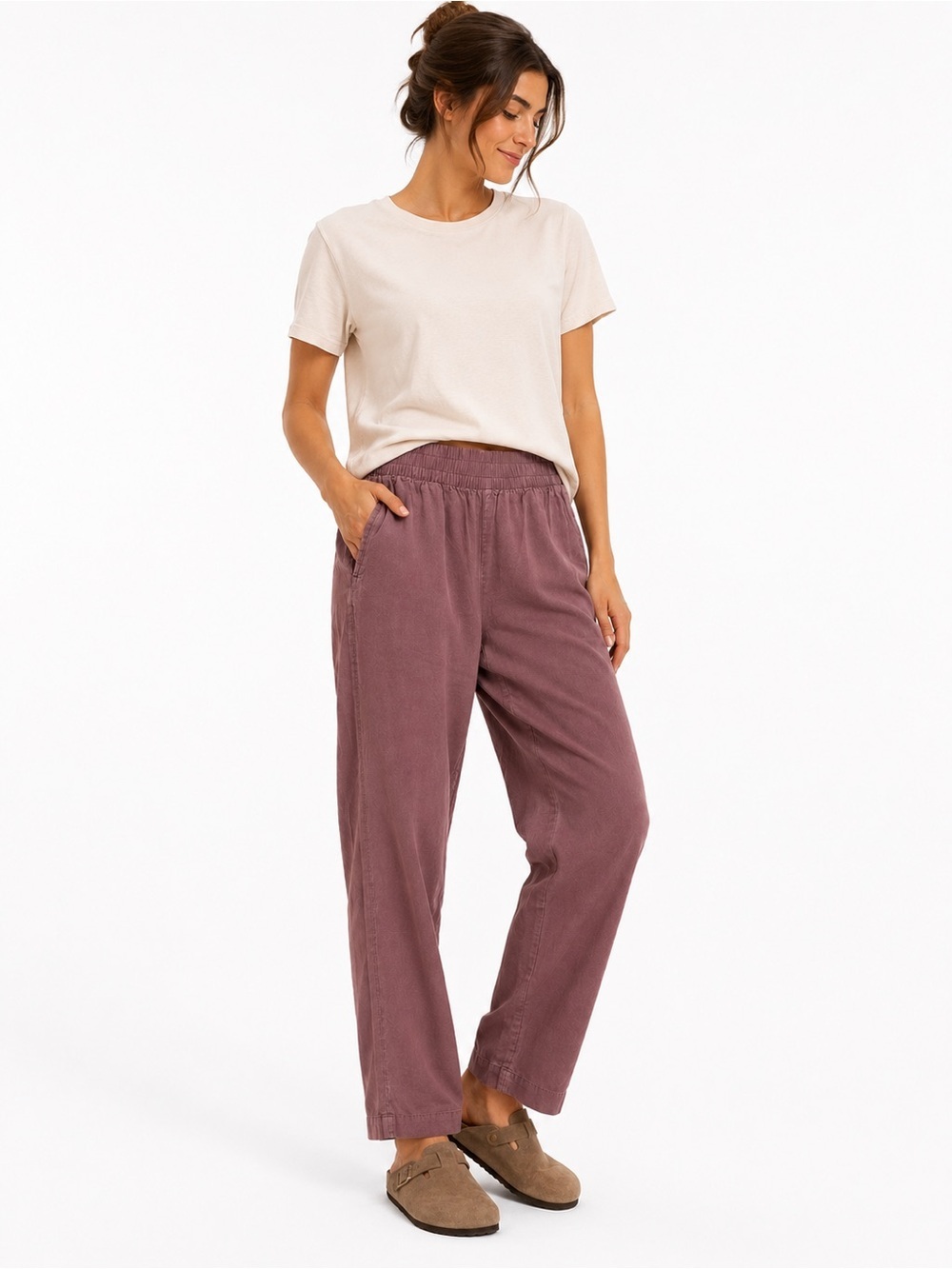 Women’s Old Navy Lightweight 100% Linen Straight Leg Pants Size S